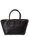 Isabella Rosetti Anya Hand-Woven Leather Satchel