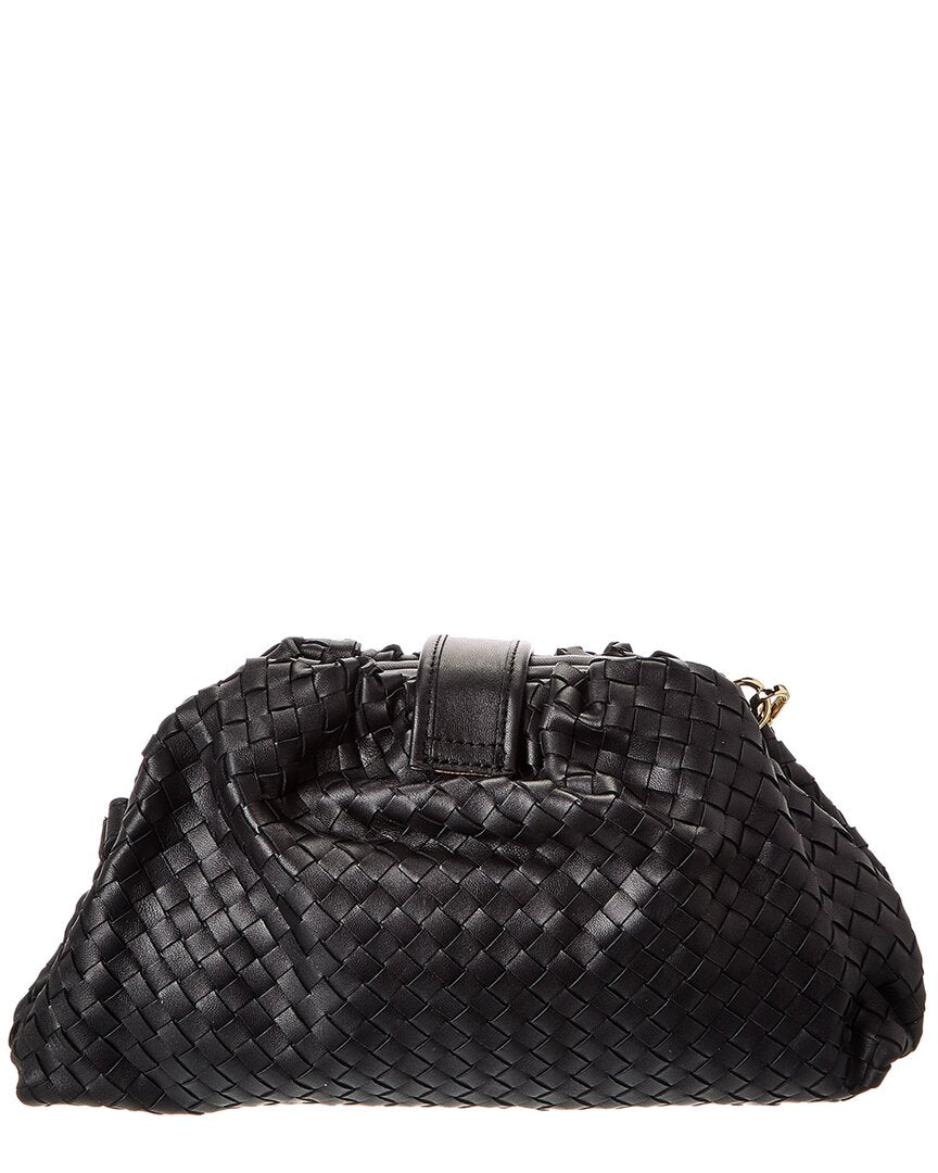 Isabella Rossetti Nora Hand-Woven Leather Clutch