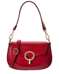 Persaman New York Amber Leather Crossbody