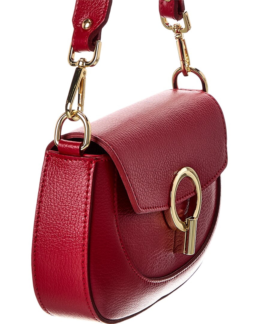 Persaman New York Amber Leather Crossbody