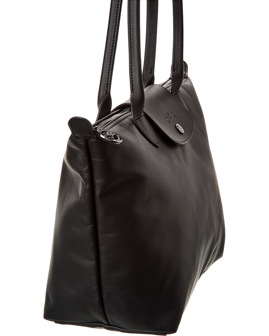 Longchamp Le Pliage Xtra Medium Leather Long Handle Tote