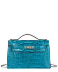 Tiffany & Fred Paris Croco-Embossed Top-Handle Crossbody