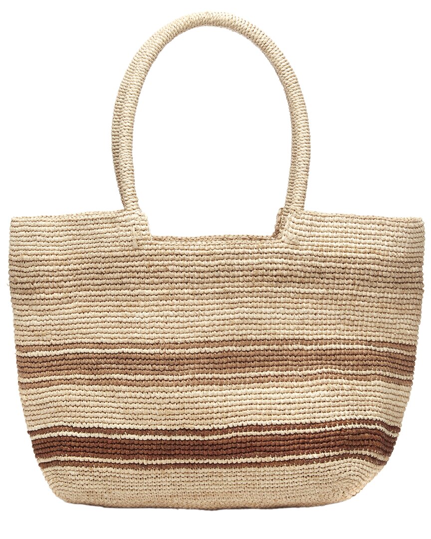 Mar Y Sol Piper Raffia Tote