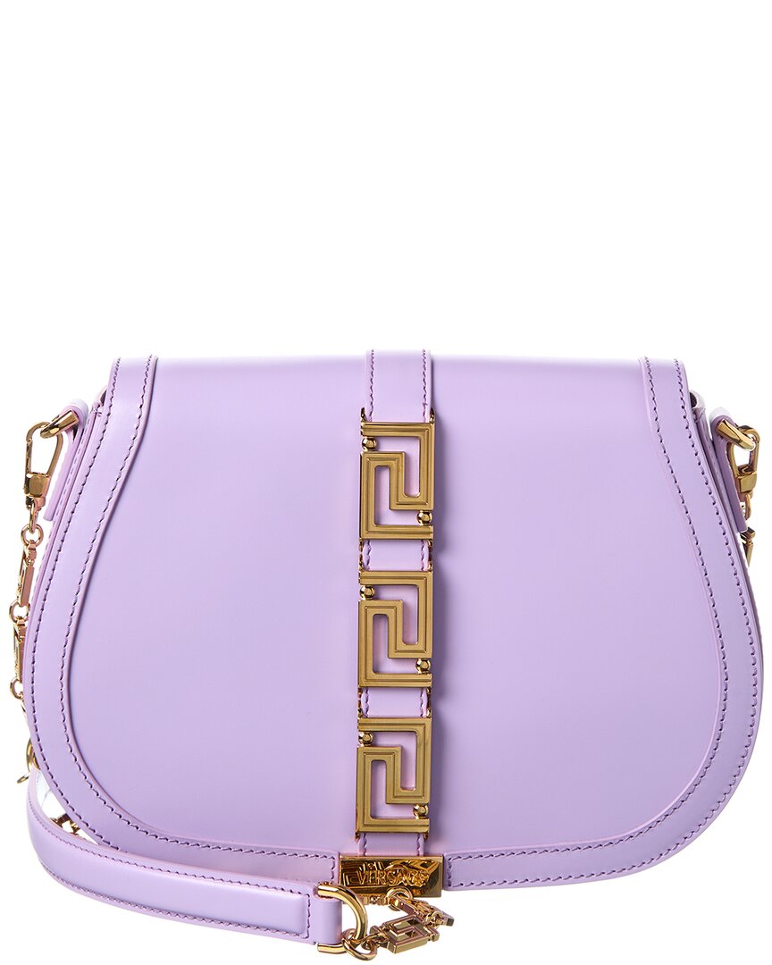 Versace Goddess Leather Shoulder Bag