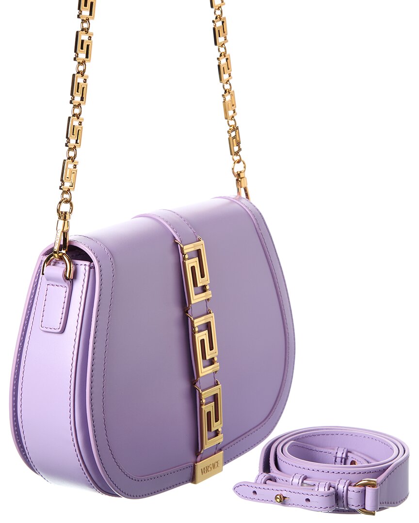 Versace Goddess Leather Shoulder Bag