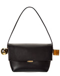 Jacquemus The Rond Carre Leather Shoulder Bag