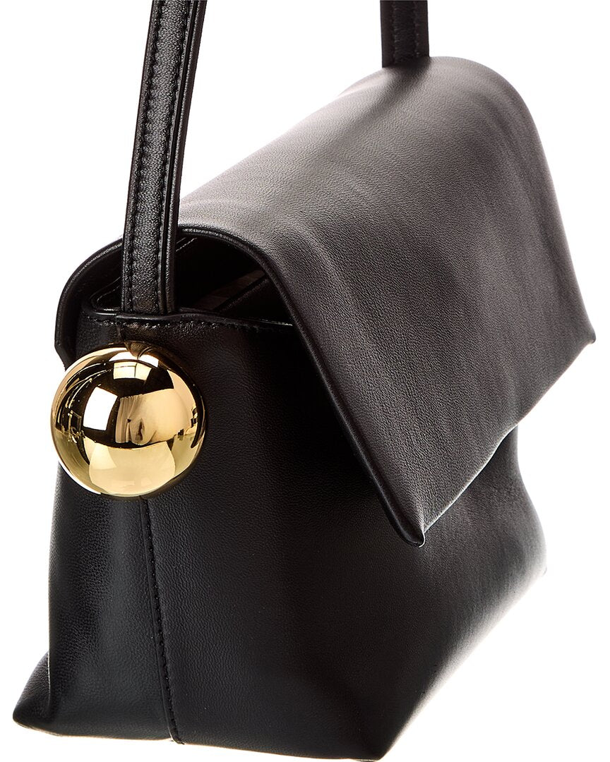 Jacquemus The Rond Carre Leather Shoulder Bag