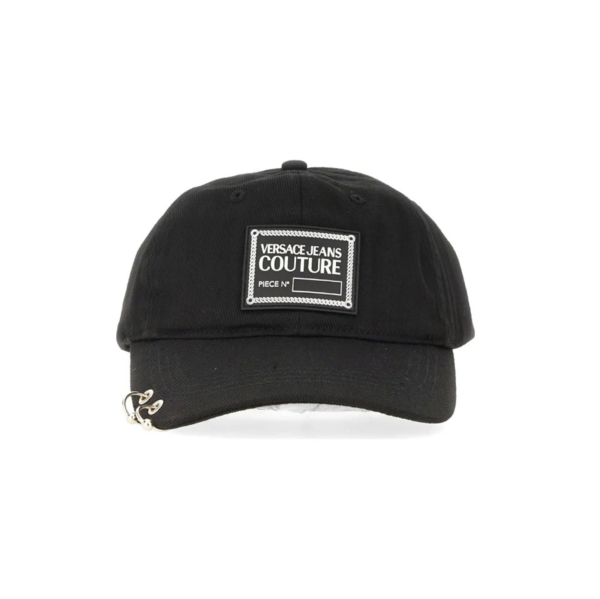 Versace Jeans Couture Black Classic LabeL Patch Baseball Cap