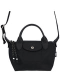 Longchamp Le Pliage Energy Extra Small Canvas Crossbody Handbag, Black