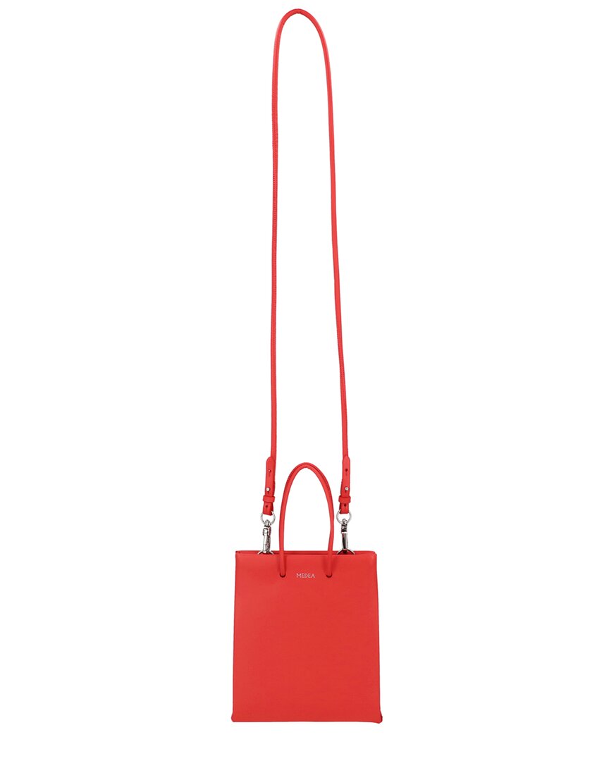 Medea Leather Tote Red ONE SIZE