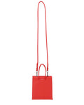 Medea Leather Tote Red ONE SIZE
