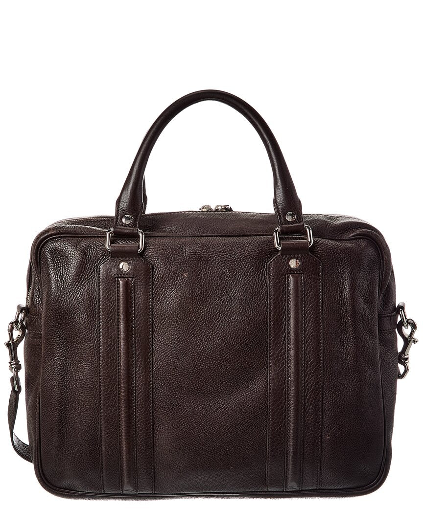 Gucci Brown Leather Boston Medium (Authentic  )