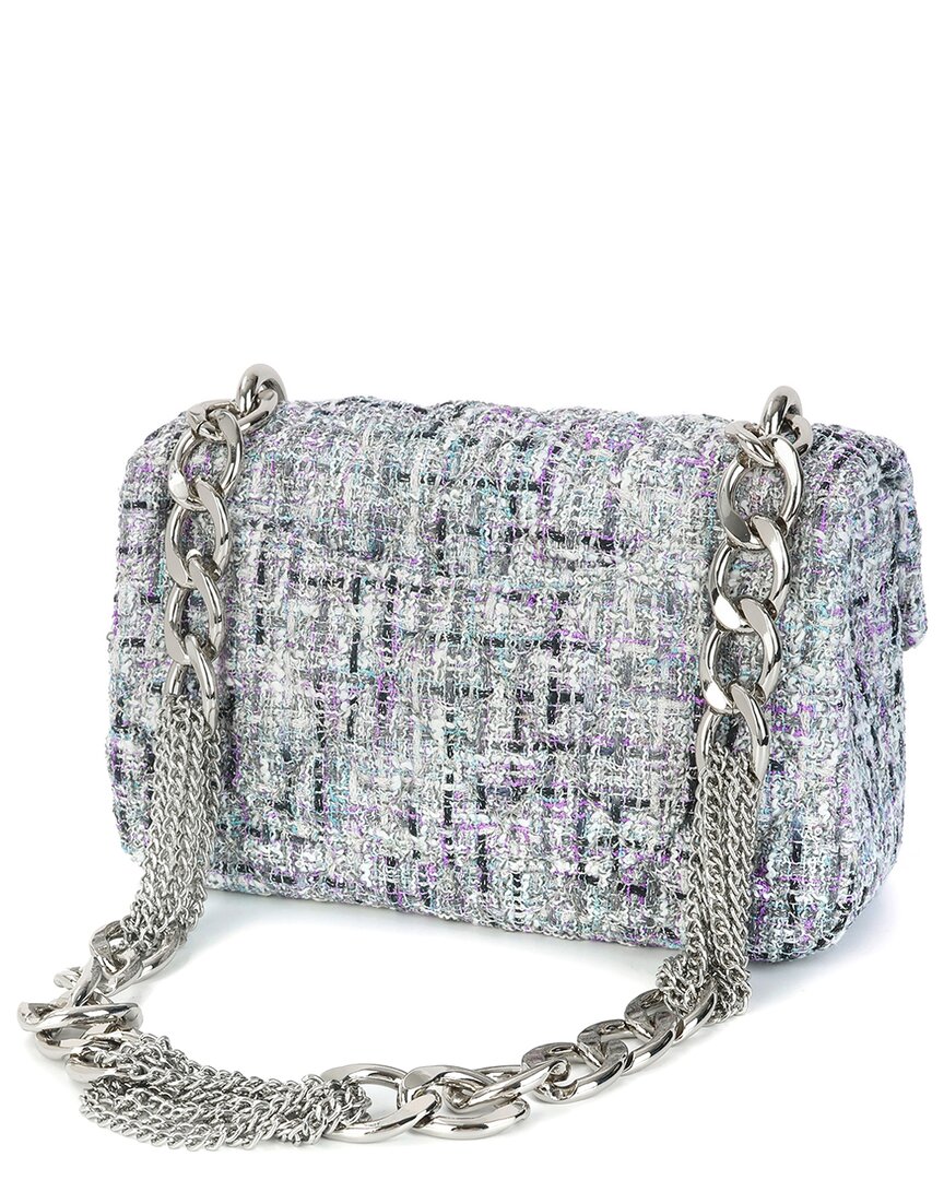 Tiffany & Fred Paris Tweed & Leather Crossbody