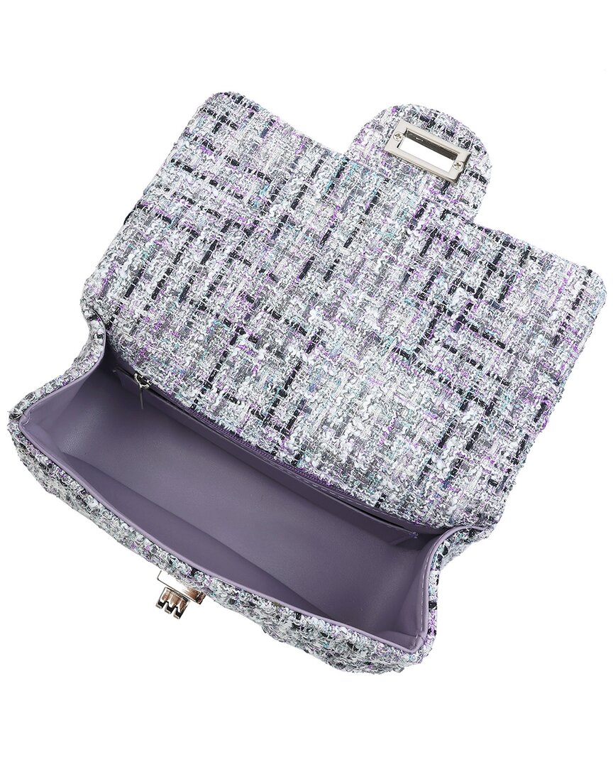 Tiffany & Fred Paris Tweed & Leather Crossbody