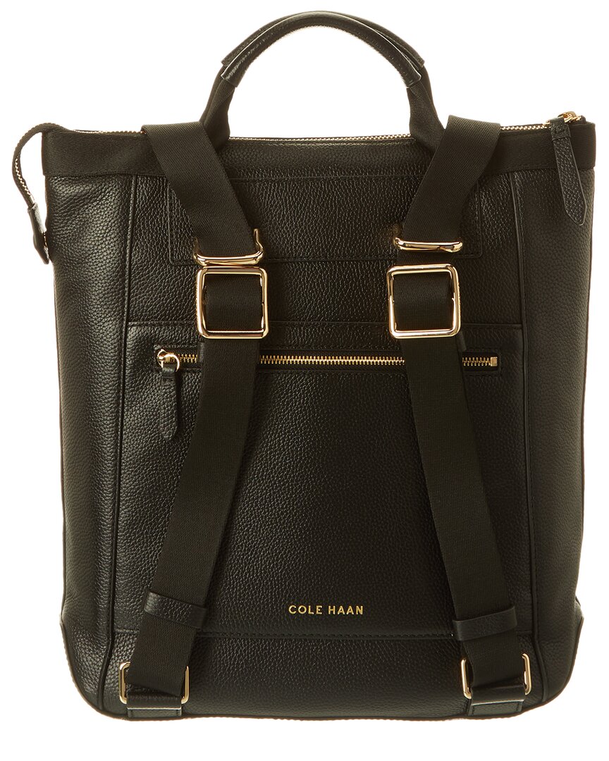 Cole Haan Grand Ambition Convertible Solid Leather Backpack