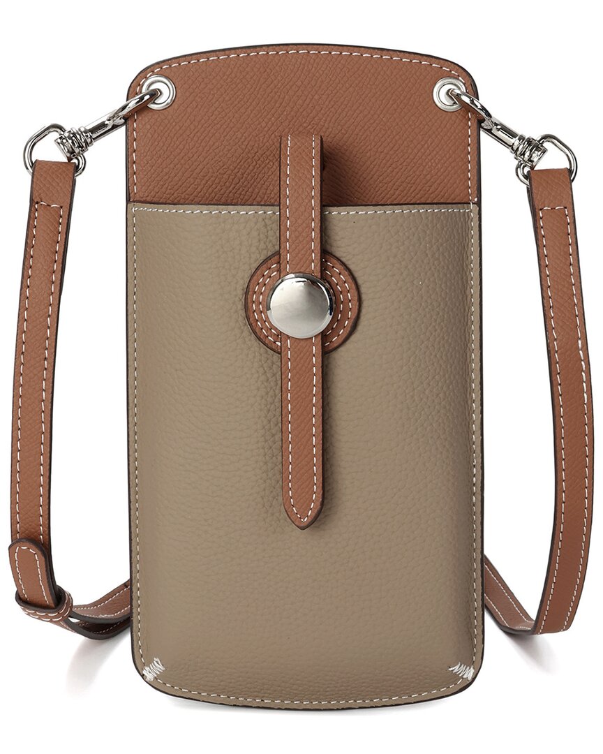 Tiffany & Fred Paris Grained Leather Phone Bag