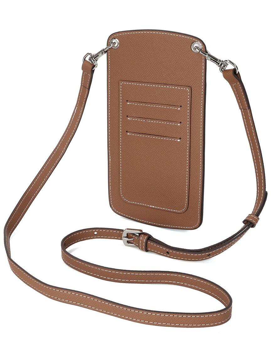 Tiffany & Fred Paris Grained Leather Phone Bag