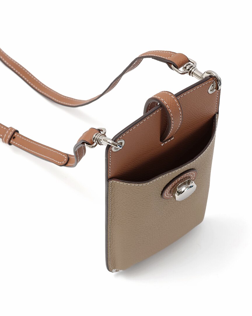 Tiffany & Fred Paris Grained Leather Phone Bag