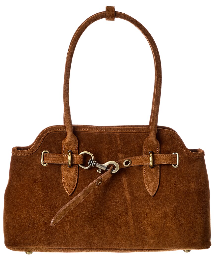 Persaman New York Heather16 Suede Shoulder Bag