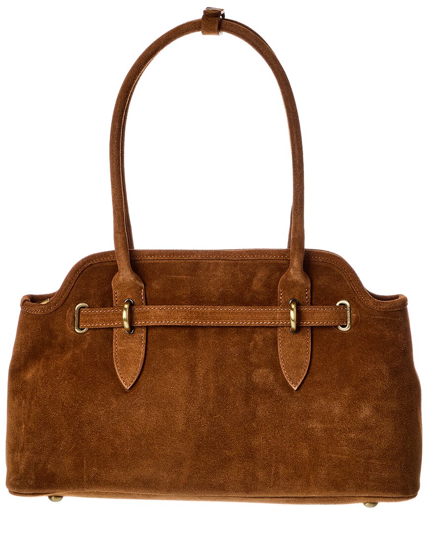 Persaman New York Heather16 Suede Shoulder Bag