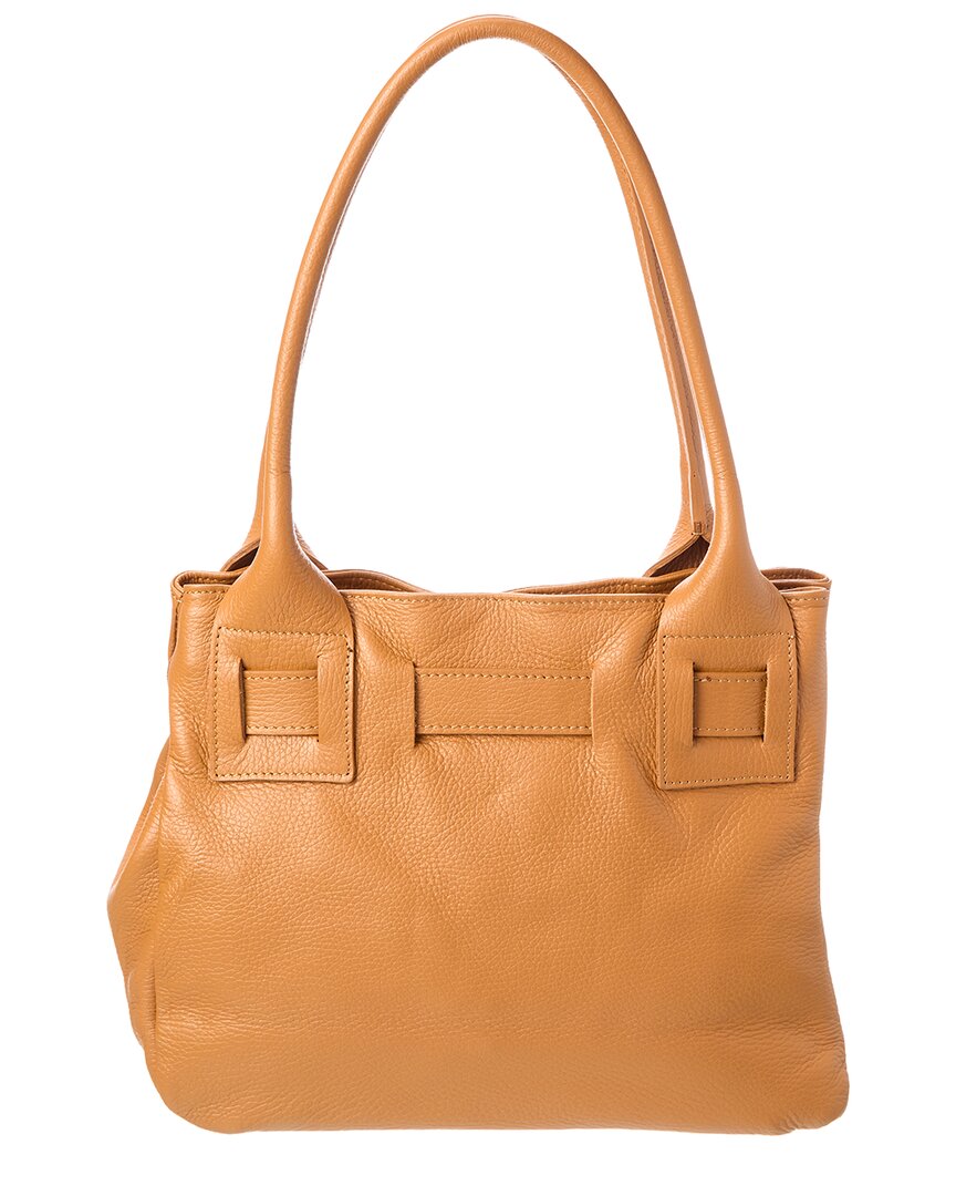 Persaman New York Lucy16 Small Leather Shoulder Tote
