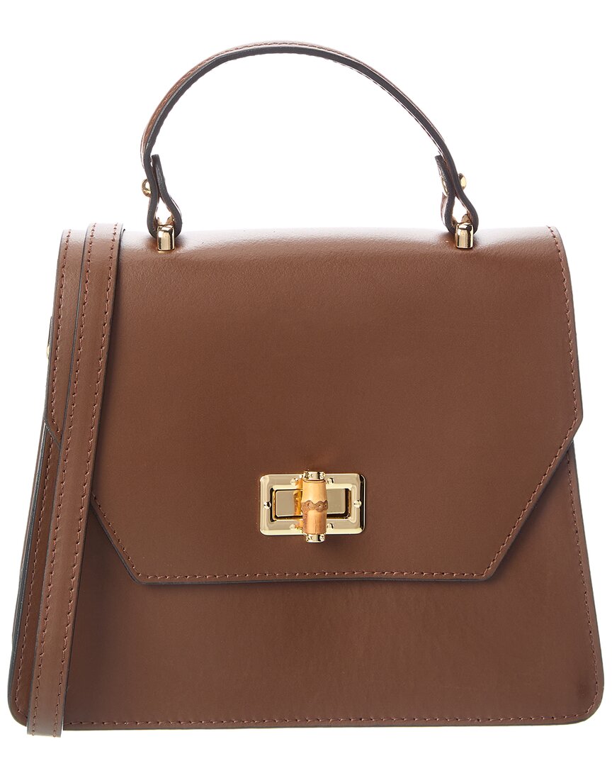 Persaman New York Sadie16 Leather Satchel
