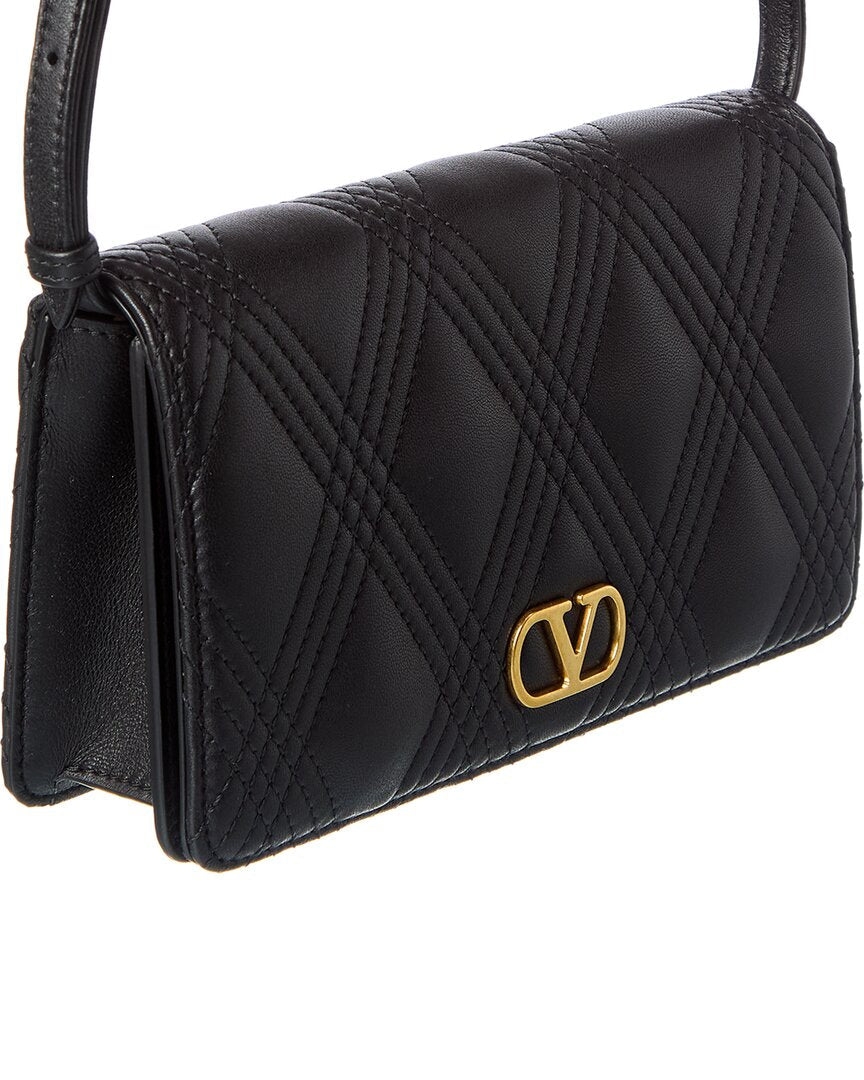 Valentino Quiltie 67 Mini Leather Shoulder Bag