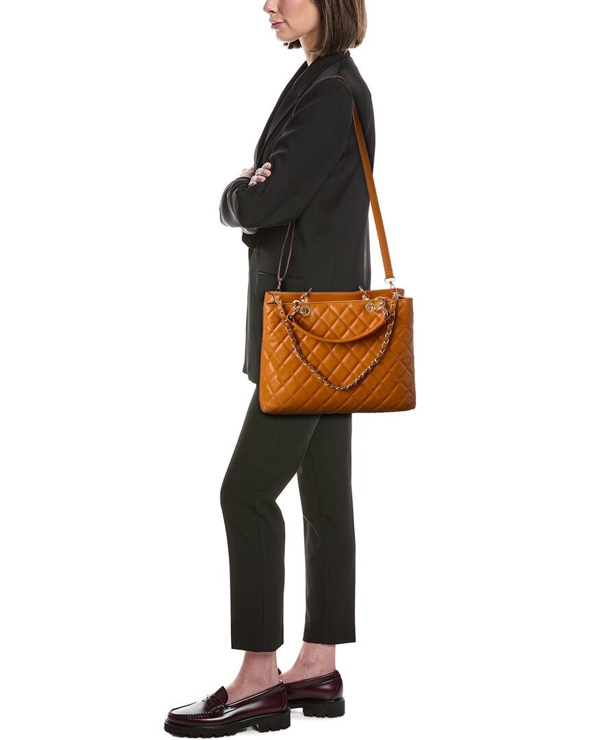 Persaman New York Aurora Quilted Leather Tote