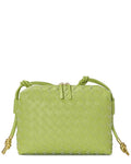 Tiffany & Fred Paris Large Woven Leather Crossbody