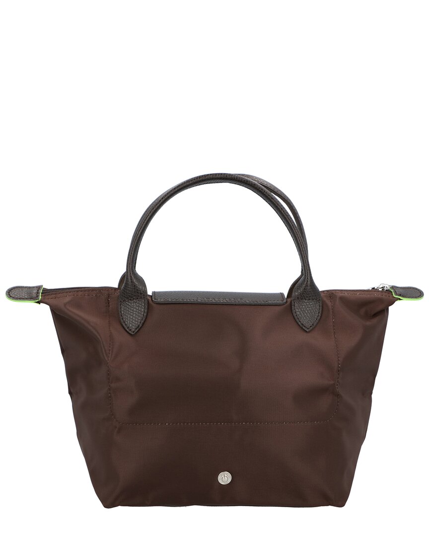 Longchamp Le Pliage Green Small Canvas Handbag
