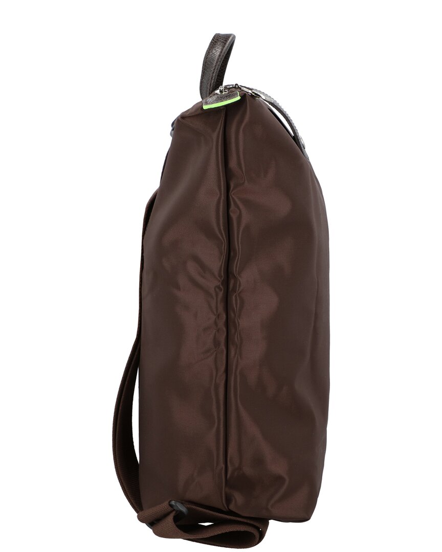 Longchamp Le Pliage Green Medium Canvas Backpack