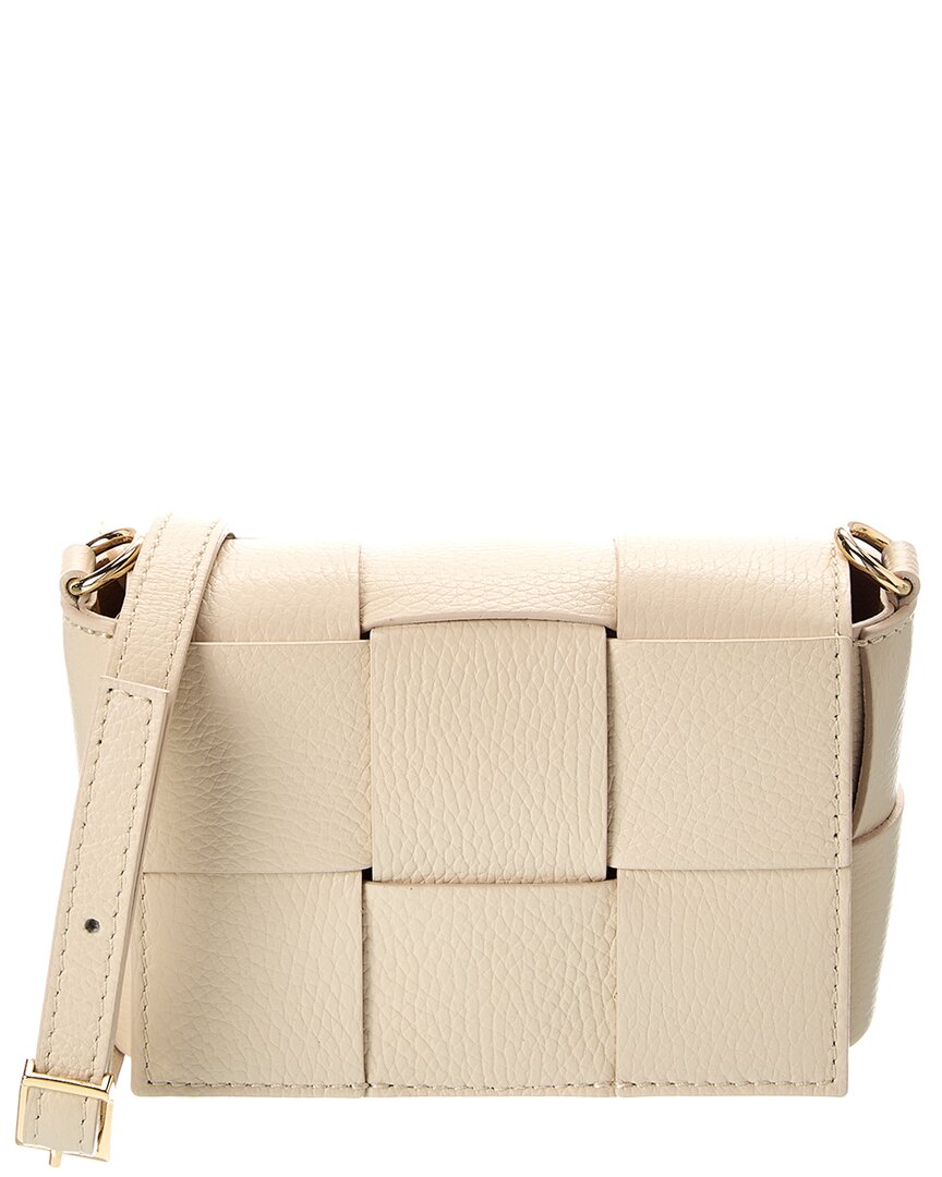 Isabella Rossetti Leah Hand-Woven Leather Crossbody