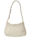 Isabella Rossetti Kaia Hand-Woven Leather Shoulder Bag