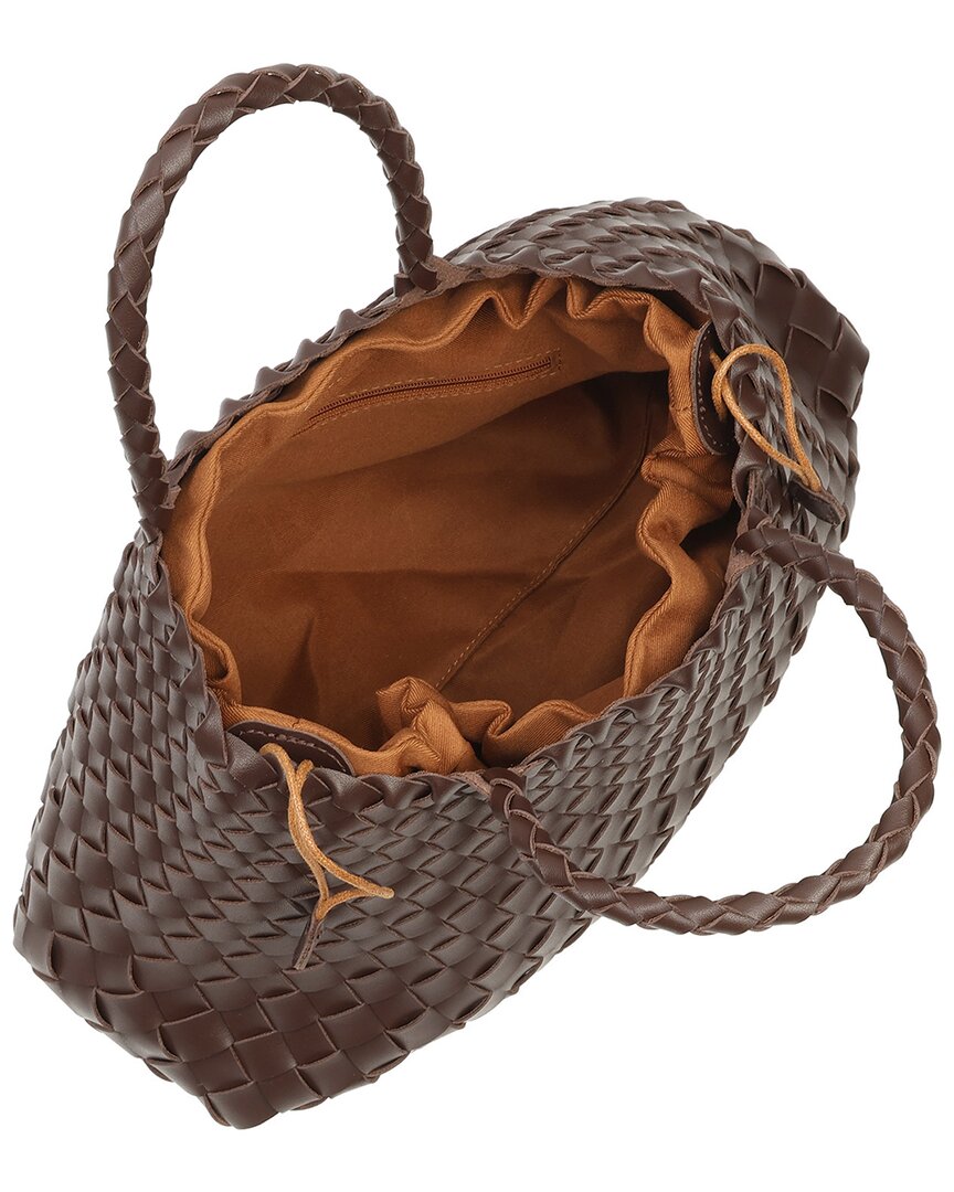 Tiffany & Fred Hand-Woven Leather Tote
