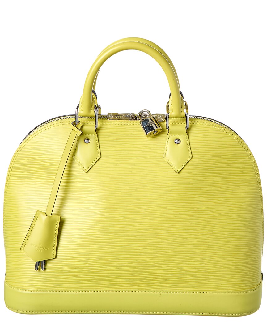 Louis Vuitton Pistache Epi Leather Alma (Authentic  )