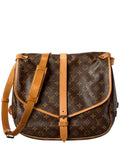 Louis Vuitton Monogram Canvas Saumur (Authentic  )