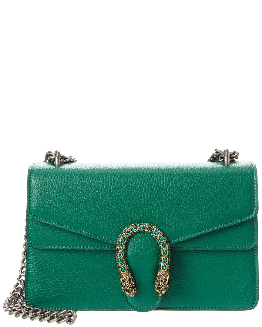 Tiffany & Fred Paris Pebble Leather Crossbody, Green