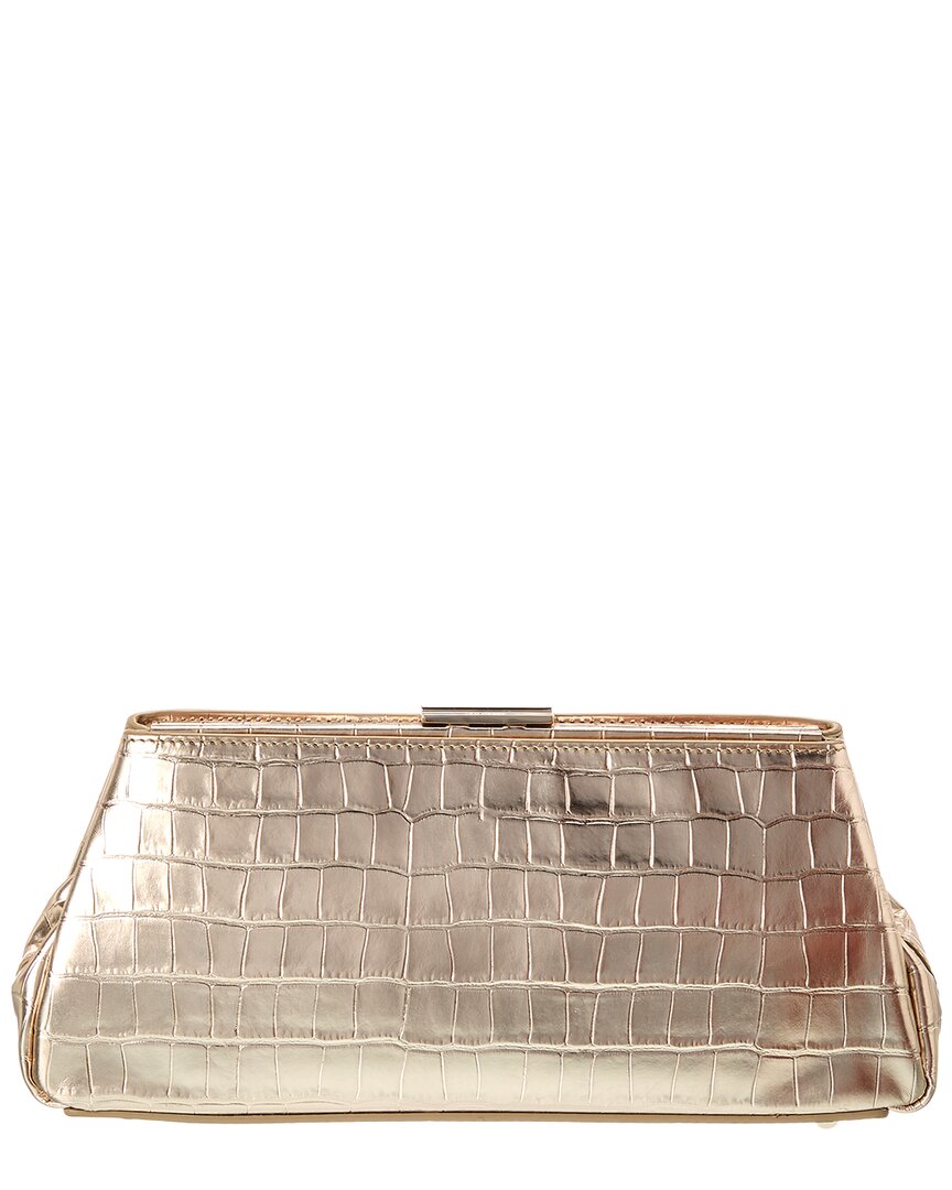 Jason Wu Croc-Embossed Leather Clutch