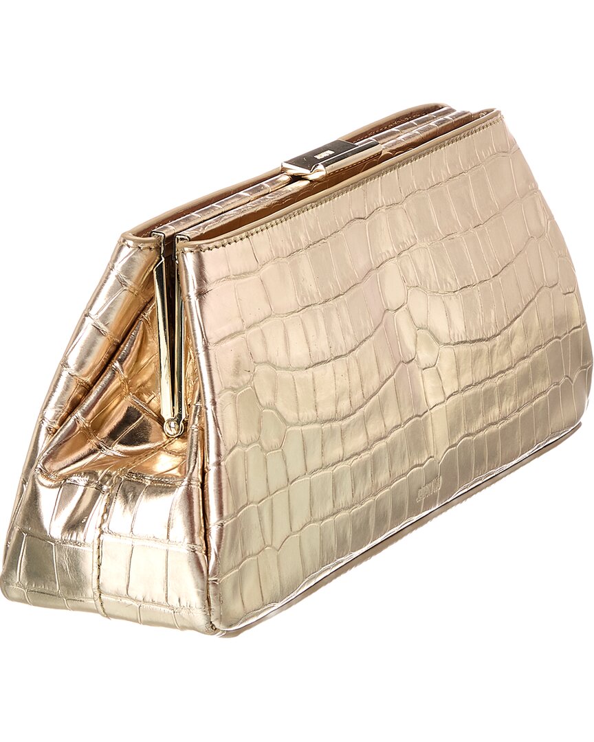 Jason Wu Croc-Embossed Leather Clutch