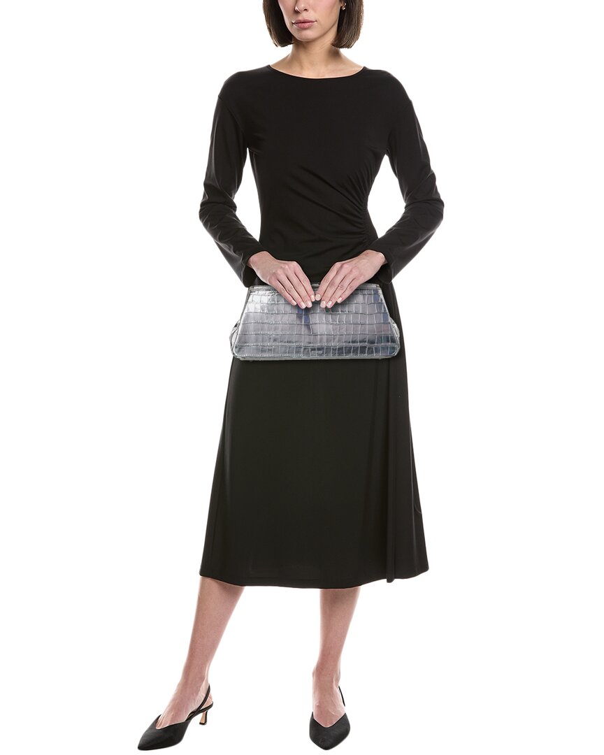 Jason Wu Croc-Embossed Leather Clutch