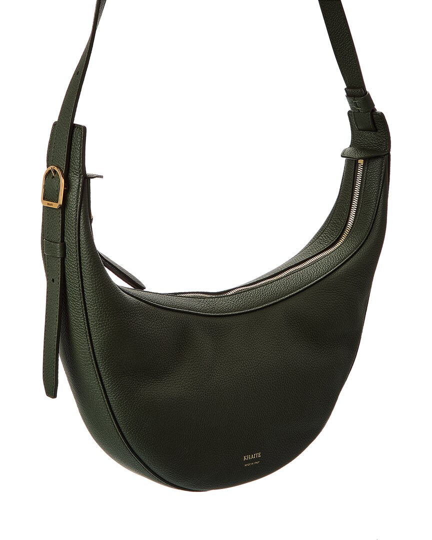Khaite Augustina Small Leather Hobo Bag