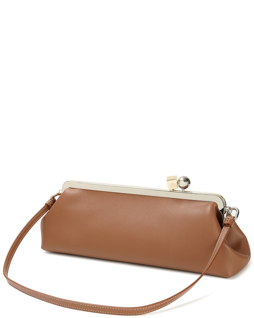Tiffany & Fred Paris Frame Leather Clutch