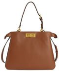 Tiffany & Fred Paris Structured Leather Top-Handle Satchel
