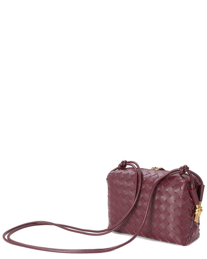 Tiffany & Fred Paris Woven Leather Crossbody