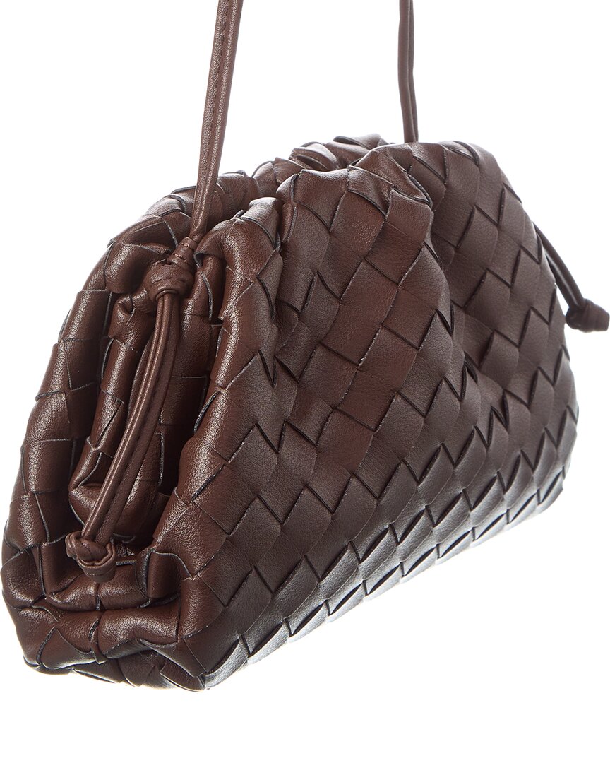 Tiffany & Fred Paris Woven Metallic Leather Pouch