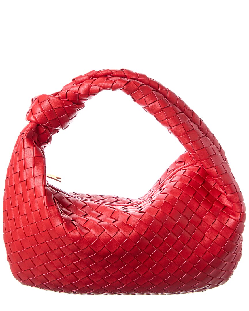 Tiffany & Fred Paris Large Hand-Woven Leather Pouch