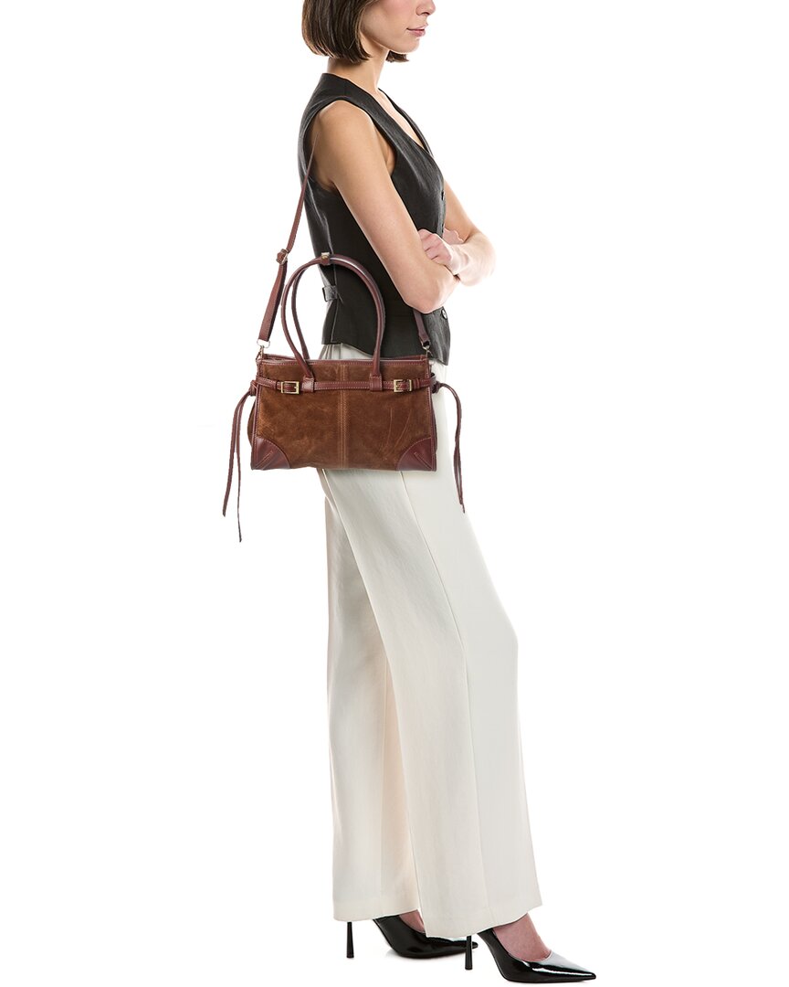Persaman New York Sadie Suede Tote