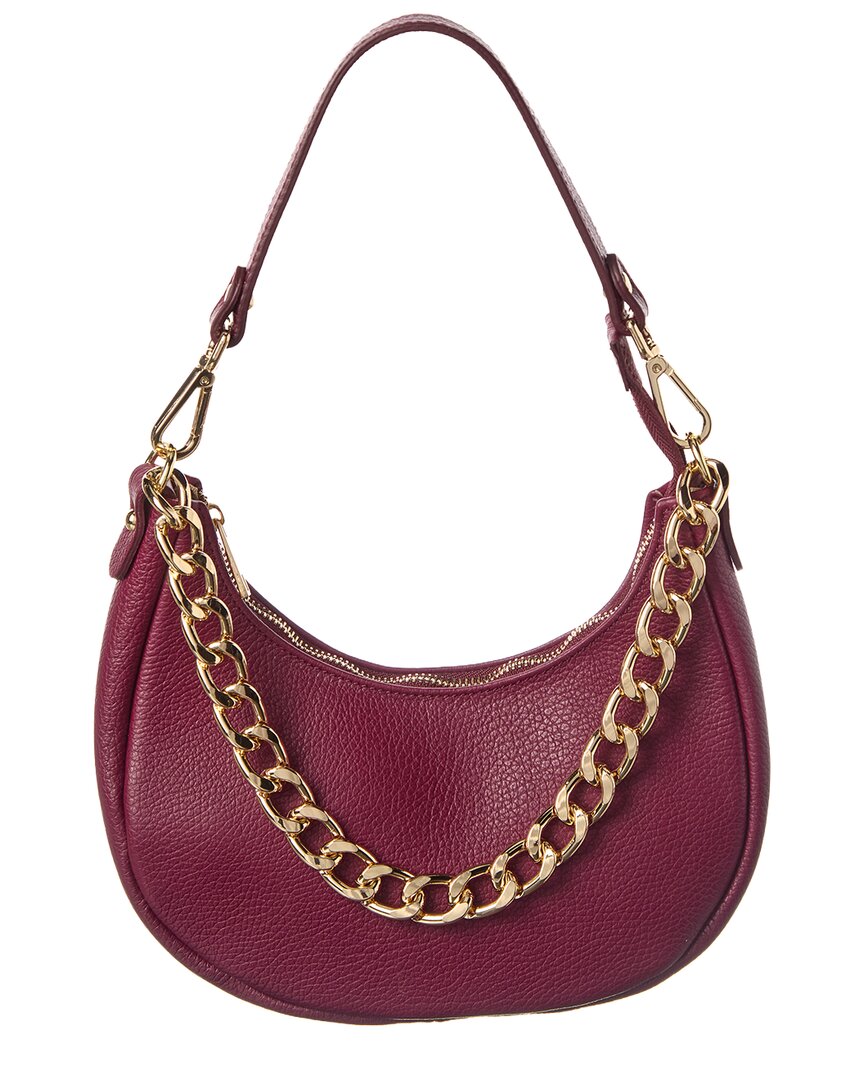 Persaman New York Rosalie Chain Strap Leather Shoulder Bag