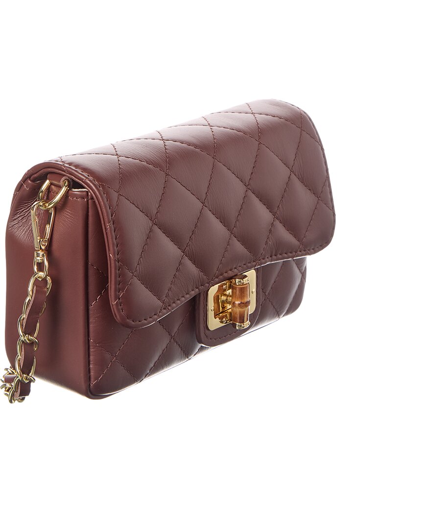Persaman New York Cinzia Quilted Leather Crossbody