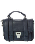 Proenza Schouler Ps1 Micro Leather Shoulder Bag Blue ONE SIZE